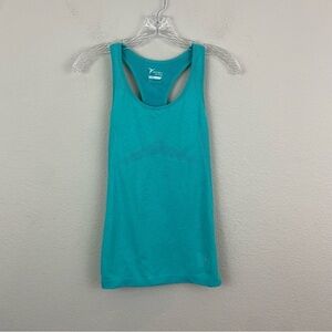 Old Navy Active Go Dry Moisture Wicking Racer Back Tank Aqua XS